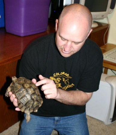 Check out the tortoise!
