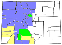 Map of Colorado