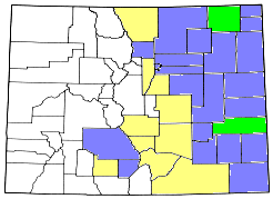 Map of Colorado