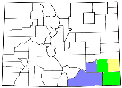 Map of Colorado