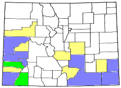 Map of Colorado