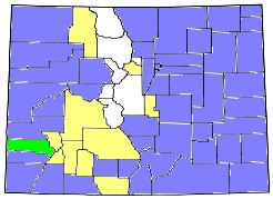 Map of Colorado