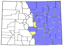 Map of Colorado