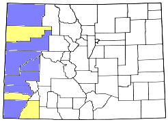 Map of Colorado