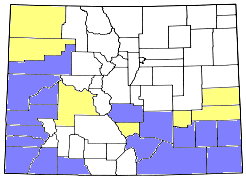 Map of Colorado