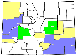 Map of Colorado