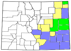 Map of Colorado