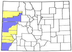 Map of Colorado