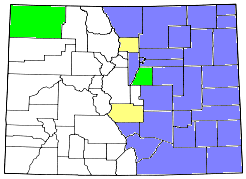 Map of Colorado