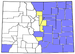 Map of Colorado