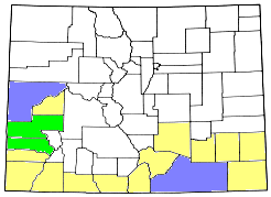 Map of Colorado
