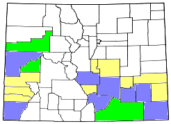 Map of Colorado