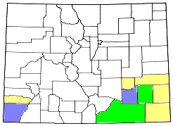 Map of Colorado