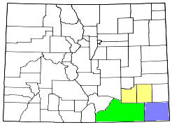 Map of Colorado