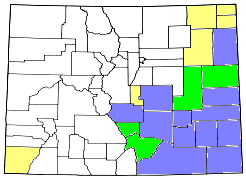 Map of Colorado