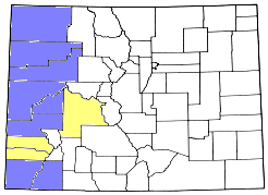 Map of Colorado