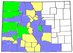 Map of Colorado