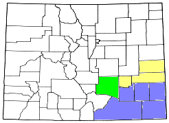 Map of Colorado