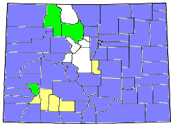 Map of Colorado