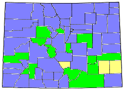 Map of Colorado