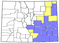 Map of Colorado