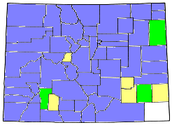 Map of Colorado