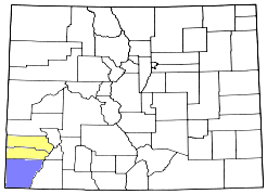 Map of Colorado