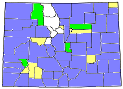 Map of Colorado