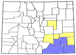 Map of Colorado