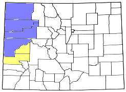 Map of Colorado