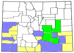 Map of Colorado