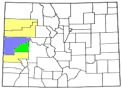 Map of Colorado