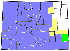 Map of Colorado