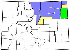 Map of Colorado