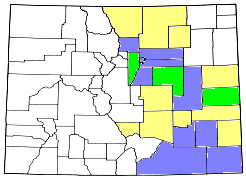 Map of Colorado