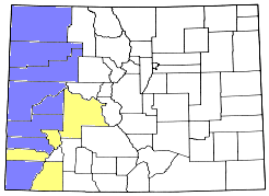 Map of Colorado