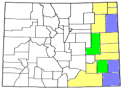 Map of Colorado