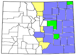 Map of Colorado